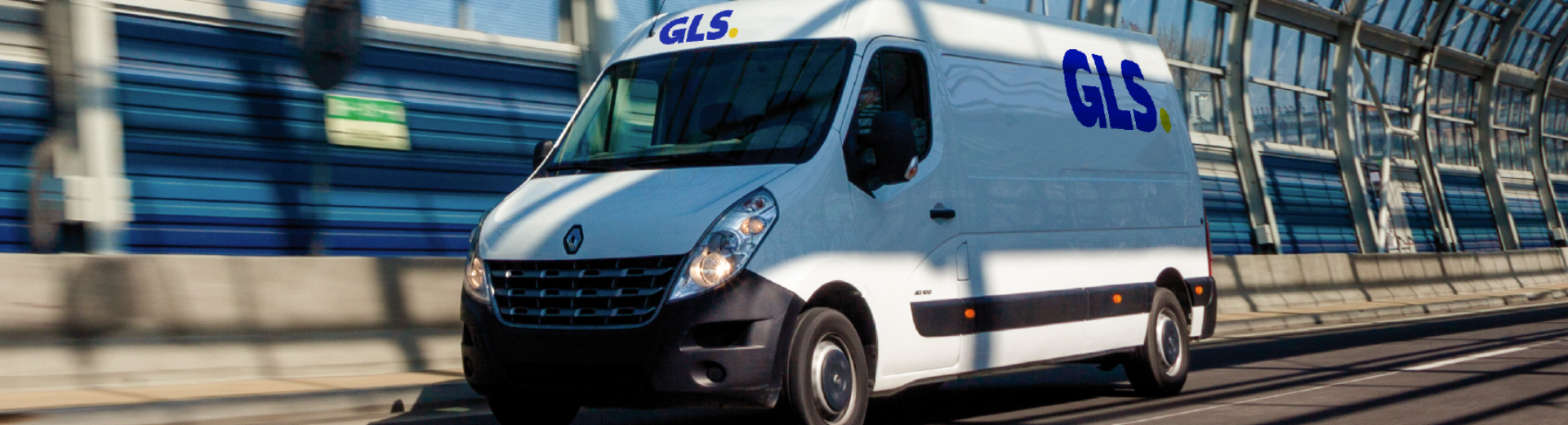 GLS van on the road